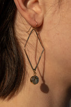 Load image into Gallery viewer, Skye Abalone Diamond Hoops