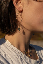 Load image into Gallery viewer, Skye Abalone Diamond Hoops