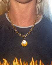 Load image into Gallery viewer, Beach Goth Hawaiian Sunrise Shell Necklace - Toasted Jewelry