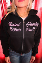 Load image into Gallery viewer, Toasted x Santa Cruz Crop Fleece Hoodie (Available in Black or Oat Gray)