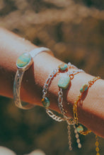 Load image into Gallery viewer, Sharkey Turquoise Floral Cuff - Toasted Jewelry