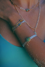 Load image into Gallery viewer, Sharkey Turquoise Floral Cuff - Toasted Jewelry