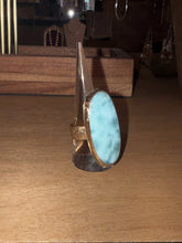 Load image into Gallery viewer, Larimar 14k Gold Filled - Size 9 - Toasted Jewelry