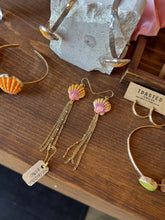Load image into Gallery viewer, Hawaiian Sunrise Shell Luna Earrings - Toasted Jewelry