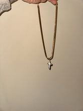 Load image into Gallery viewer, Pearl Cross Herringbone - Toasted Jewelry