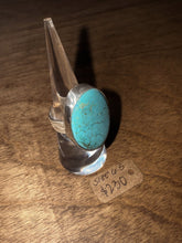 Load image into Gallery viewer, Turquoise Sterling Silver - Size 6 1/2 - Toasted Jewelry