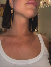 Load image into Gallery viewer, Hawaiian Sunrise Shell Luna Earrings - Toasted Jewelry