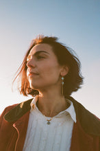 Load image into Gallery viewer, Rowan Double Abalone Earrings