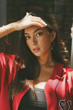 Load image into Gallery viewer, Siren Blue Pearl Pieces (choker, bracelet, mini hoops)