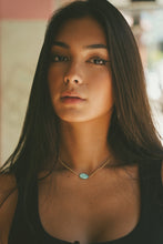 Load image into Gallery viewer, Nixie Blue Pearl Rolo Necklace