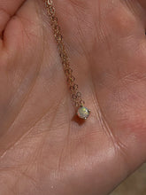 Load image into Gallery viewer, 14k Yellow Gold White Opal Necklace - Toasted Jewelry