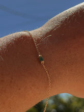 Load image into Gallery viewer, 14k Yellow Gold Emerald Bracelet - Toasted Jewelry