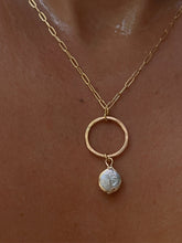 Load image into Gallery viewer, Cenote Pearl Link Chain Necklace - Toasted Jewelry