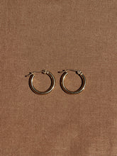 Load image into Gallery viewer, 14k Yellow Gold Mini Huggies - Toasted Jewelry