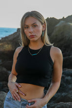 Load image into Gallery viewer, Turquoise Bar Thick Chain Link Necklace - Toasted Jewelry