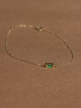 Load image into Gallery viewer, 14k Yellow Gold Emerald Bracelet - Toasted Jewelry