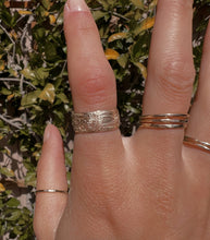 Load image into Gallery viewer, Thick Floral Band - Toasted Jewelry