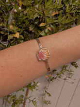 Load image into Gallery viewer, Hawaiian Sunrise Shell Bangle - Toasted Jewelry