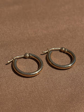 Load image into Gallery viewer, 14k Yellow Gold Mini Huggies - Toasted Jewelry