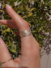 Load image into Gallery viewer, Thick Floral Band - Toasted Jewelry