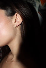 Load image into Gallery viewer, 14k Yellow Gold Square Huggies - Toasted Jewelry