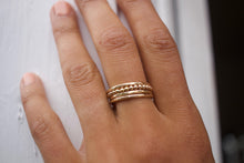 Load image into Gallery viewer, Dainty Beaded Ring Set (4 rings) - Toasted Jewelry