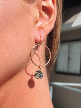 Load image into Gallery viewer, Mini Dainty Abalone Hoops - Toasted Jewelry