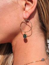 Load image into Gallery viewer, Mini Dainty Abalone Hoops - Toasted Jewelry