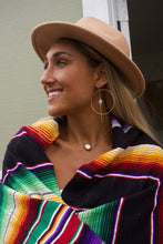 Load image into Gallery viewer, Momi Baroque Pearl Hoops - Toasted Jewelry