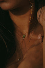 Load image into Gallery viewer, Davenport Green Pearl Necklace
