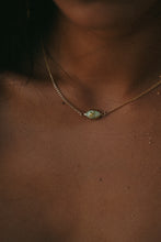 Load image into Gallery viewer, Aiko Green Pearl Necklace
