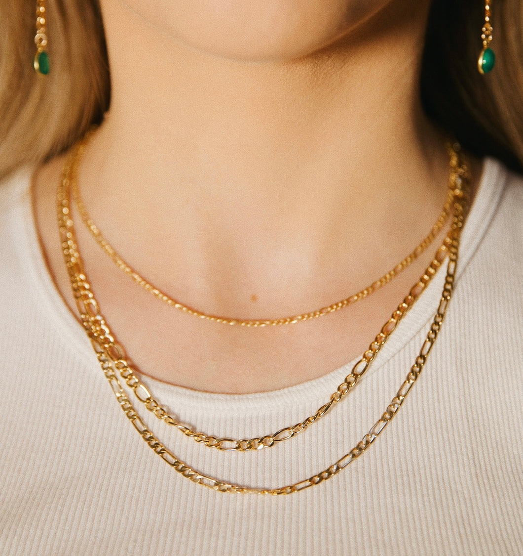 Gold Filled Figaro Chains