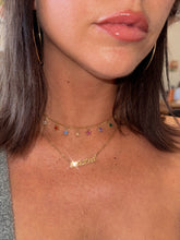 Load image into Gallery viewer, Rainbow Star Choker to Necklace
