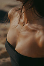 Load image into Gallery viewer, Davenport Green Pearl Necklace
