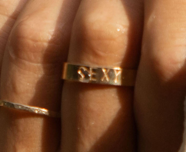 Custom 14k Gold Filled Band, personalized just fa you!