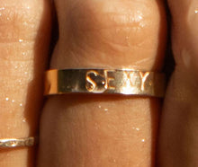 Load image into Gallery viewer, Custom 14k Gold Filled Band, personalized just fa you!
