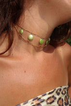 Load image into Gallery viewer, Keana Green Pearl Choker
