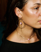 Load image into Gallery viewer, Cotton Candy Momi Hoops
