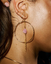Load image into Gallery viewer, Cotton Candy Momi Hoops
