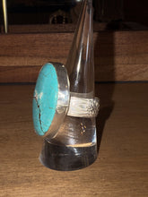 Load image into Gallery viewer, Turquoise Sterling Silver- Size 8 1/2
