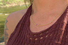 Load image into Gallery viewer, Dainty Birthstone Necklace
