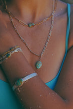 Load image into Gallery viewer, Turquoise Link Necklace
