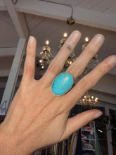 Load image into Gallery viewer, Turquoise Sterling Silver- Size 6 1/2
