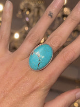Load image into Gallery viewer, Turquoise Sterling Silver- Size 8 1/2
