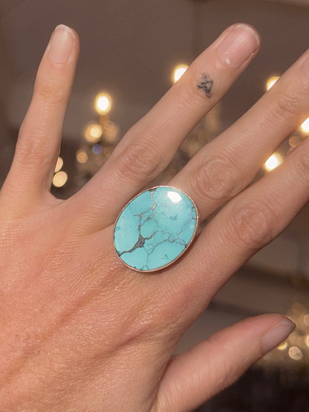 Turquoise 14k Gold Filled- Size 7 1/2