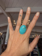 Load image into Gallery viewer, Turquoise Sterling Silver- Size 9
