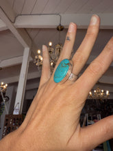 Load image into Gallery viewer, Turquoise Sterling Silver- Size 9
