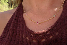 Load image into Gallery viewer, Dainty Birthstone Necklace
