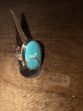 Load image into Gallery viewer, Turquoise Sterling Silver- Size 8 1/2
