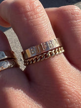 Load image into Gallery viewer, Custom 14k Gold Filled Band, personalized just fa you!
